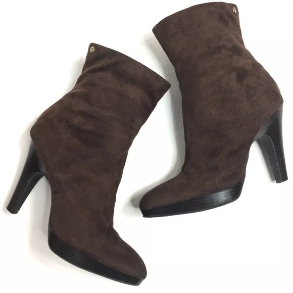 Isaac Mizrahi Shoes - Isaac Mizrahi “Brea” High Faux Suede Ankle Boots